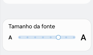 Como aumentar a fonte do celular Android